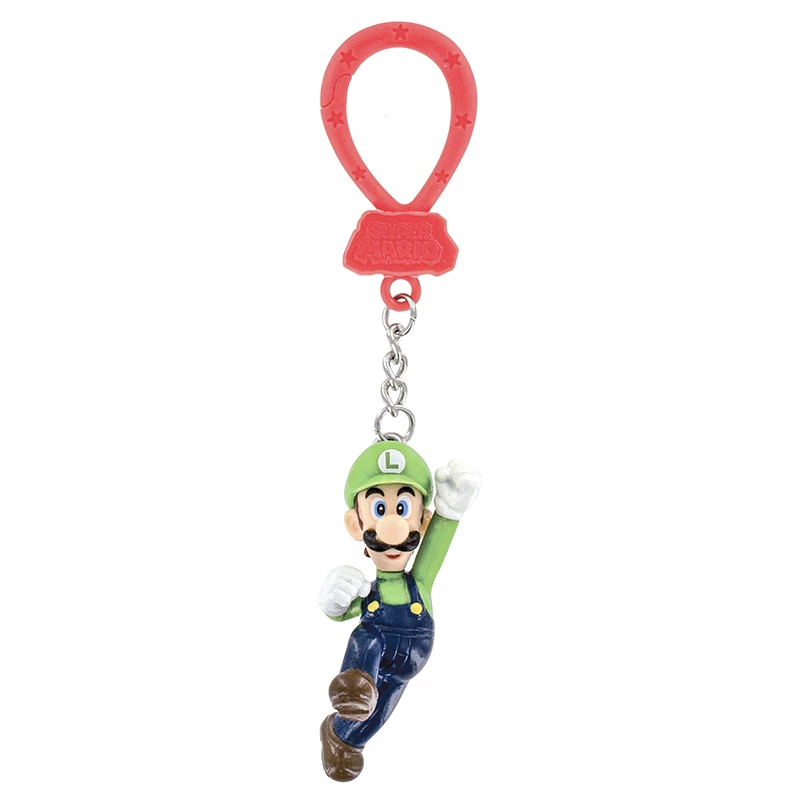 „Backpack Buddies“ raktų pakabukų rinkinys Paladone Super Mario, CDU, 24 vnt. – įvairūs veikėjai, kolekcionuojami aksesuarai