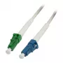 LWL-1-Fiber-Patchk. 1.0mtr.LC-LC(APC8Grad) - 9/125u - bevel - G657.A2 - Synergy21 -