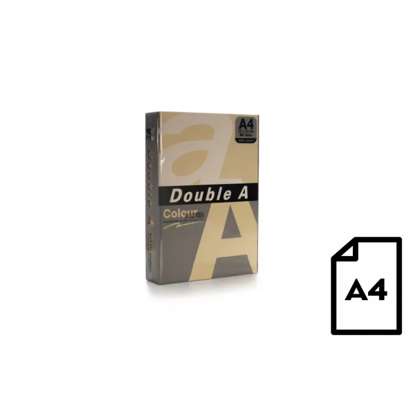 Spalvotas popierius Double A, 80 g/m², A4, 500 lapų, Old Rose