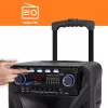 Nešiojama karaoke kolonėlė MANTA SPK5021PRO 80W RMS, 12 col. žemų dažnių garsiakalbis, Bluetooth, baterija iki 5 val., SD/USB, mikrofono ir gitaros įėjimai