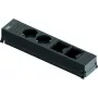 Bachmann 916.0601 0,1 m 2 kištukiniai lizdai Juodas maitinimo prailgintuvas
