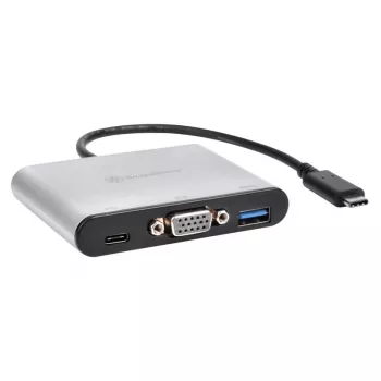 Išorinis vaizdo adapteris SILVERSTONE CH7517 USB-C į VGA