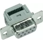 Harting D-SUB kištukas 180° 15 kontaktų IDC 09 66 228 7700 1 vnt.