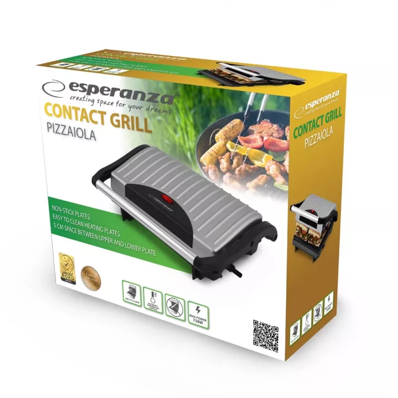 Elektrinis kontaktinis grilis Esperanza Ekg005 Pizzaiola