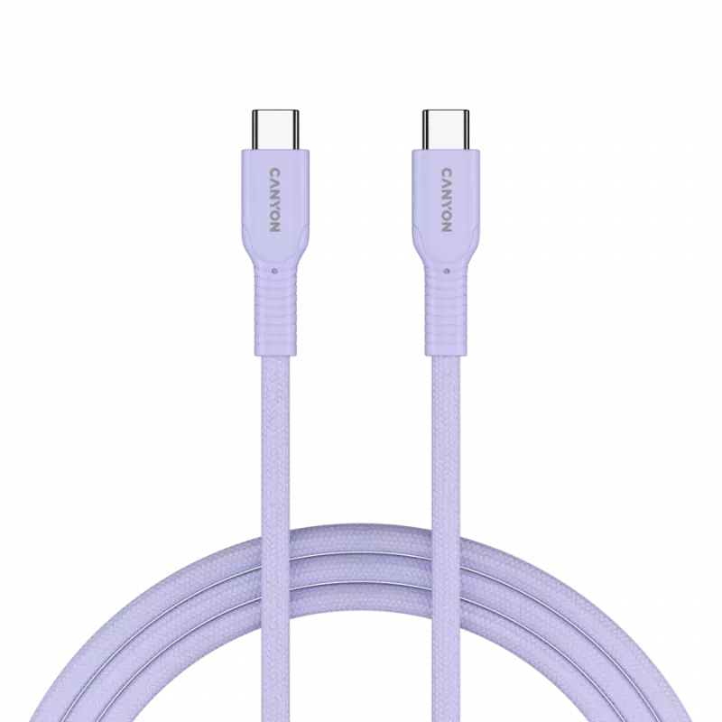CANYON OnWire 60CL USB-C laidas 60W 1m violetinis pintas