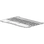 HP N08723-051 klaviatūra nešiojamam kompiuteriui (prancūziška AZERTY, apšviesta, juoda)