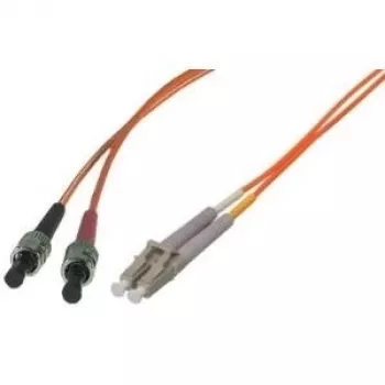 Tecline exertis Connect šviesolaidinis kabelis ST (vyriškas) į LC (vyriškas) – 2 m – OM2 50/125 µm – oranžinis (85402)
