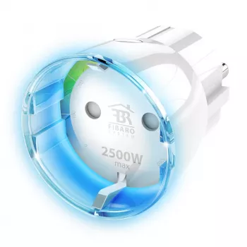 Fibaro FIBEFGWPF-102-5 kištukinis adapteris F tipas Baltas