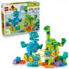 Konstruktorius LEGO DUPLO 10451 Dinozaurai ant ratų 3-in-1 rinkinys, 108 dalių, nuo 3 metų, aukštis 220 mm