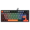 Savio ASTRAL BLACK JADE 3 SPALVŲ klaviatūra žaidimams USB QWERTY US International