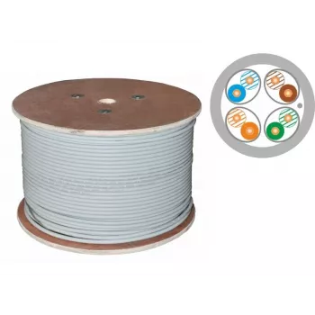 Ethernet kabelis Alantec KIF6ALSOH500D Cat6a U/FTP 23 AWG LSOH 500 m 10 Gbps