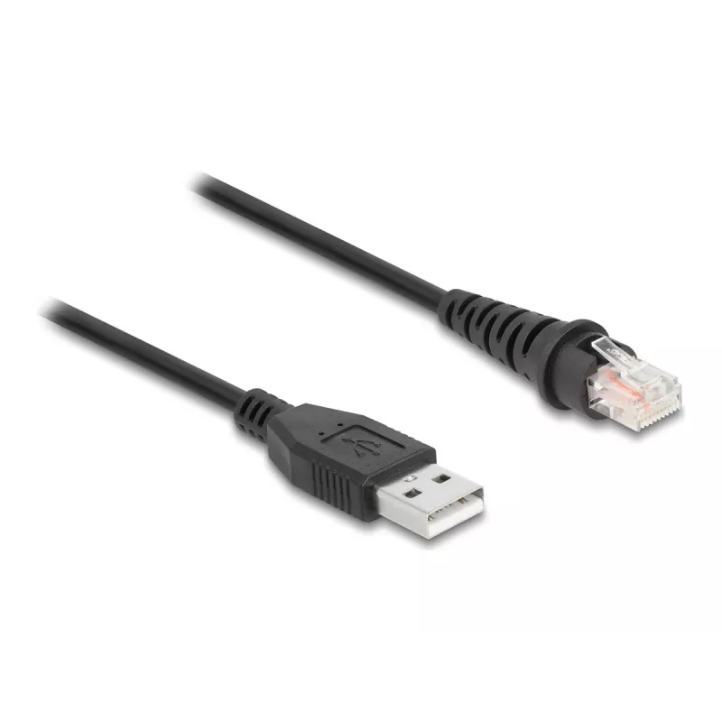 DeLOCK RJ50 į USB 2.0 Type-A laidas brūkšninių kodų skaitytuvui, 2 m