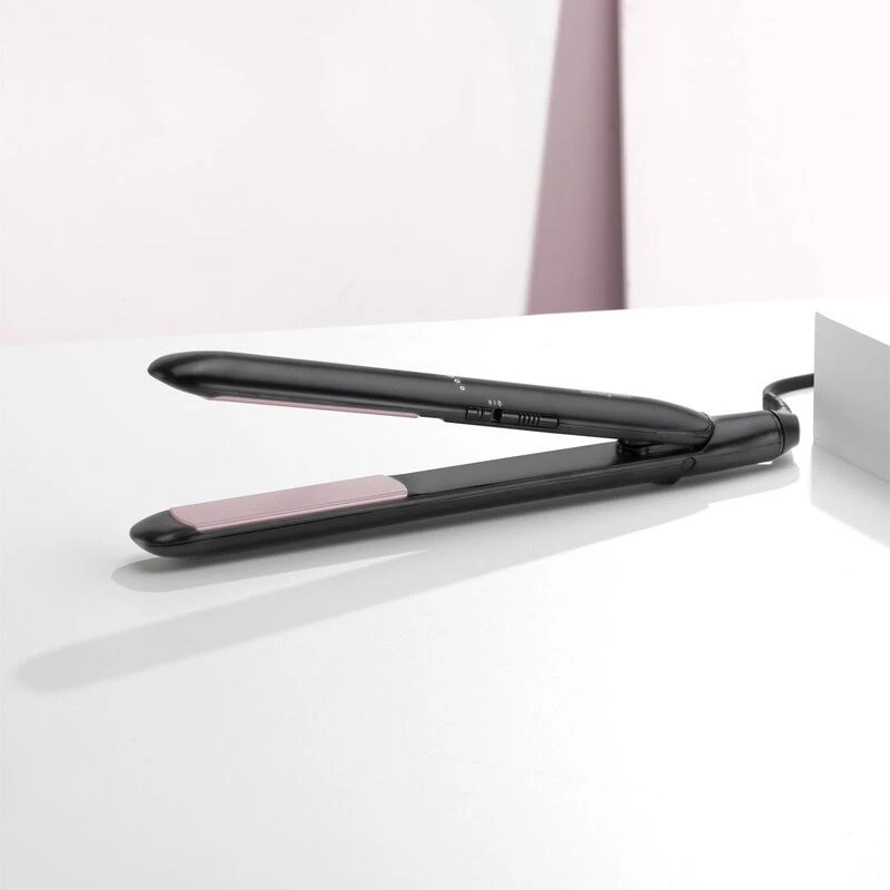 Tiesintuvas BaByliss CERAMIC 230 – keraminės plokštelės, 2 temperatūros lygiai, 1,8 m laidas, juodas