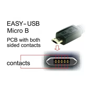 USB laidas DeLOCK 83857 USB 2.0 3 m USB A Micro-USB B juodas