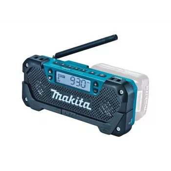 Radijas Makita MR052 Worksite Analoginis ir Skaitmeninis Juodas, Mėlynas