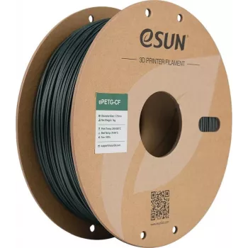 ESUN EPETG-CF 1,75 mm BLACKISH GREEN 1 kg 3D spausdinimo filamentas (EPETG-CF-P175BG1)