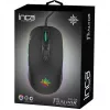 INCA Gaming Mouse IMG-348 3200 DPI RGB 7 mygtukų USB žaidimų pelė