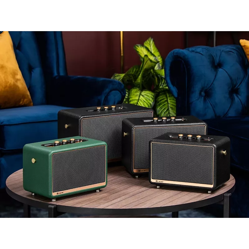 Nešiojamas stereo garsiakalbis Tracer M30 TWS BT juodas, auksinis