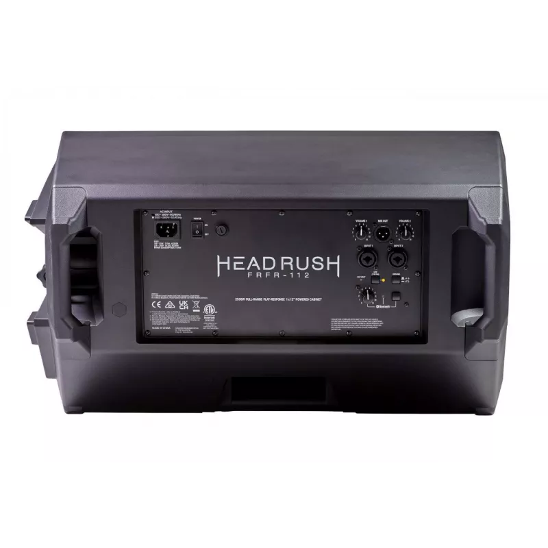 Gitarinė kolonėlė HEADRUSH FRFR-112 MK2 2000W, Bluetooth 5.0, 2x Combo XLR/TRS, XLR Out, 132 dB SPL