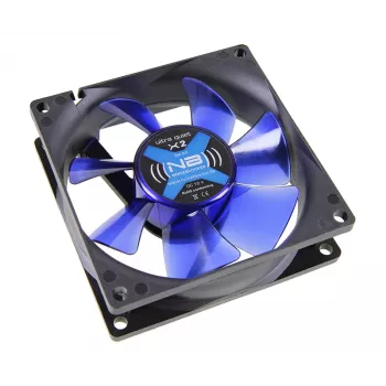 Ventiliatorius Noiseblocker BlackSilentFan X2 8 cm 1800 RPM 45 m³/h Juodas