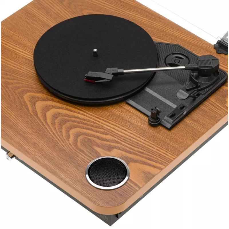 Patefono grotuvas Adler AD 1914 su USB, Bluetooth 5.4, keramine plokštele, įmontuotais garsiakalbiais