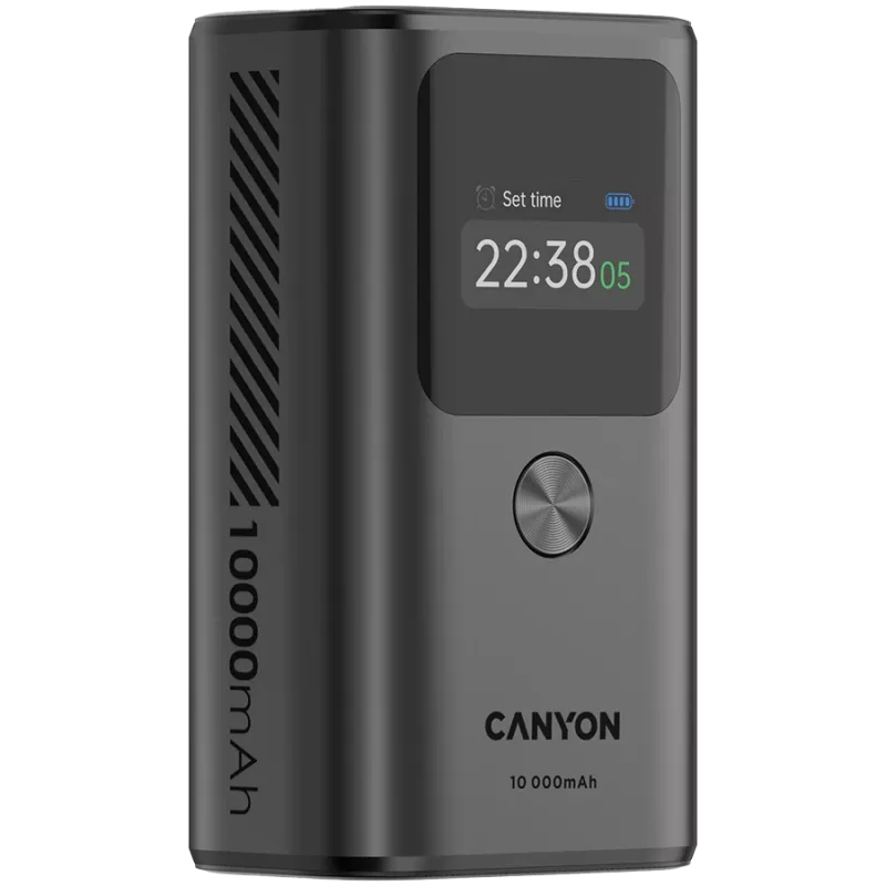 Nešiojamas Powerbank CANYON OnPower 130 TFT 10000 mAh