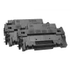 HP 55X 2 vnt. didelės talpos juodi originalūs lazeriniai kasečiai LaserJet