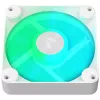 APNX FP1-120 WH 120mm ARGB PWM korpuso ventiliatorius - Baltas