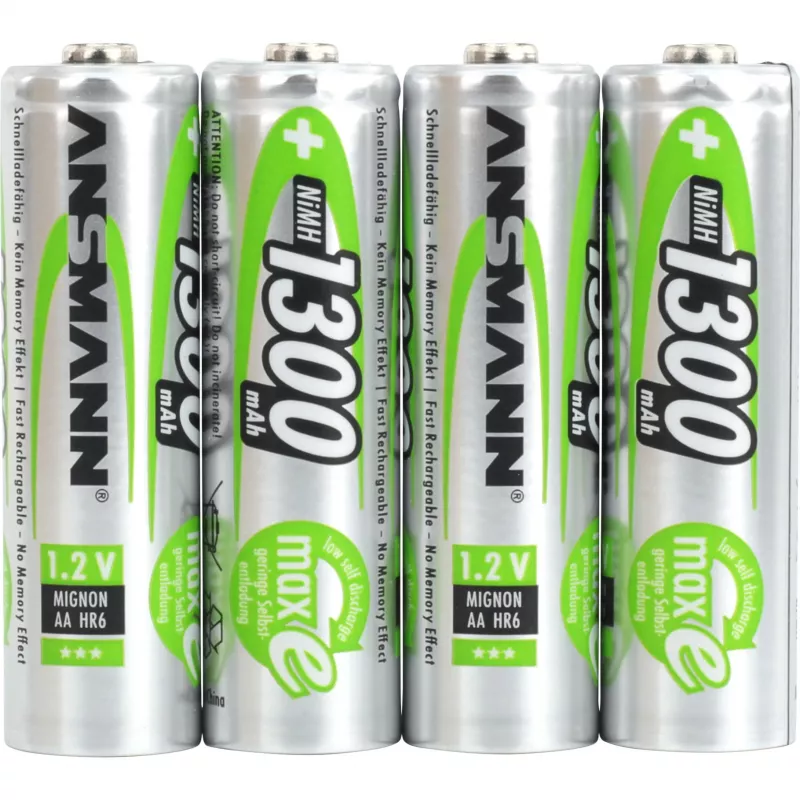 Įkraunama baterija Ansmann AA (NiMH, 1,2 V, 4 vnt.)