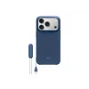 Apsauginis dėklas su atrama iPhone 17 Pro, Apple Beats – MagSafe, kameros valdymas, tinka 6,3 colio ekranui, Bedrock Blue (rožinė)