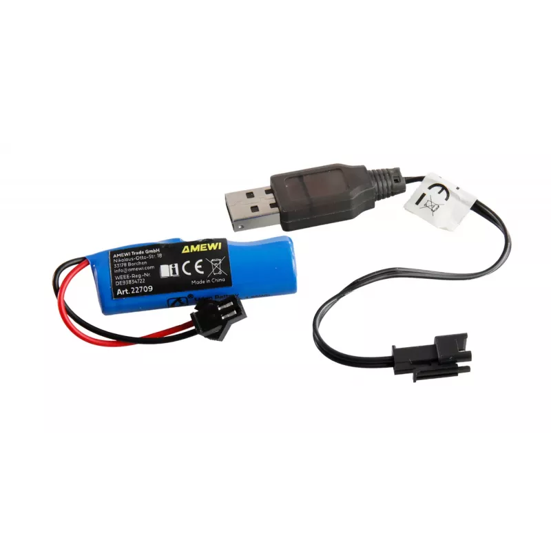 Bugis Amewi Kipper 9-Kanal 1:24 RTR su elektros varikliu 500 mAh