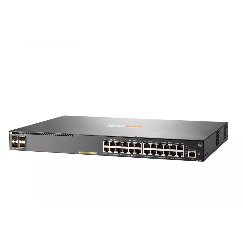 HPE Aruba Networking 2930F 24G PoE+ 4SFP valdomas tinklo jungiklis