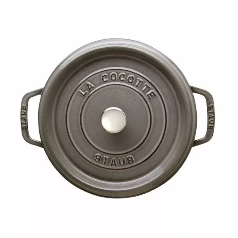 Staub Cocotte 3.8 L apvalus ketaus troškintuvas kepimo indas