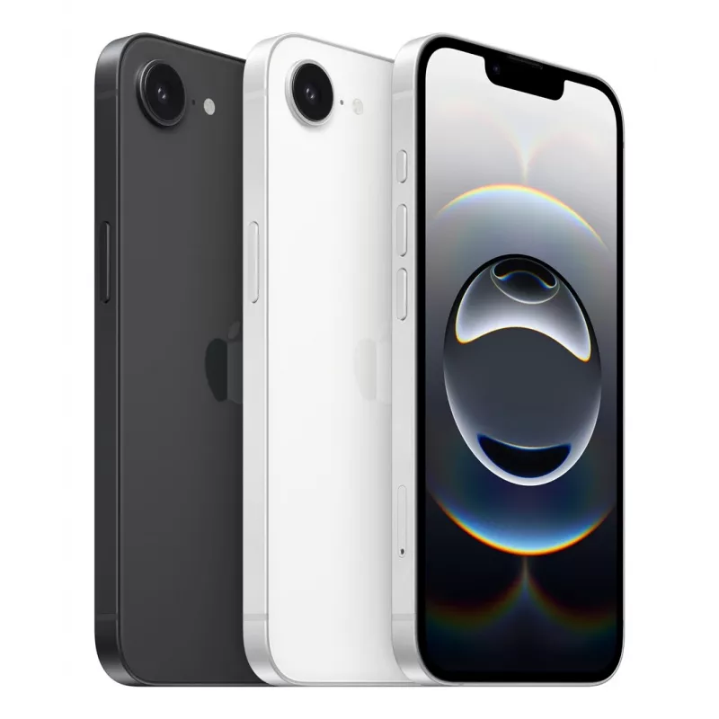 Išmanusis telefonas Apple iPhone 16e — 6,1 colio (15,5 cm), A18, 128 GB, Dual SIM, 5G, 48 MP, Juodas