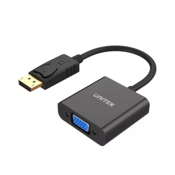 UNITEK Y-5118E DisplayPort į VGA adapteris juodas