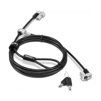 Lenovo 4XE1B81919 kabelinė spyna juoda 1,8 m