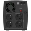 PowerWalker VI 1500 STL nepertraukiamo maitinimo šaltinis (UPS) Line-Interactive 1500 VA 900 W 4 kištukiniai lizdai