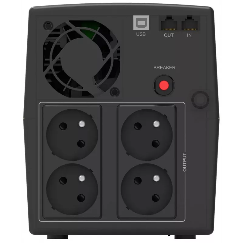 PowerWalker VI 1500 STL nepertraukiamo maitinimo šaltinis (UPS) Line-Interactive 1500 VA 900 W 4 kištukiniai lizdai