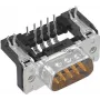 Harting D-SUB kištukas 90° 15 kontaktų litavimui 09 66 262 6811 1 vnt.