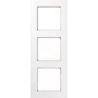 Sieninė plokštė/jungiklio dangtelis JUNG A5583BFWW — baltas termoplastikas, 85×227 mm