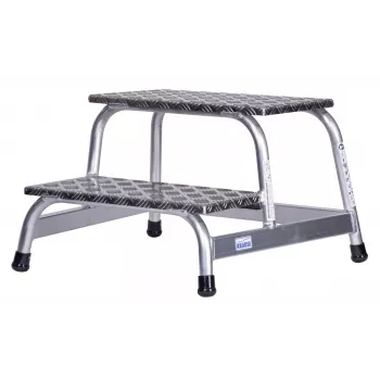 Kopėtėlė Krause 805027, aliumininė, 2 pakopos, max apkrova 150 kg, 680 mm ilgis, 41 cm aukštis