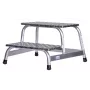 Kopėtėlė Krause 805027, aliumininė, 2 pakopos, max apkrova 150 kg, 680 mm ilgis, 41 cm aukštis