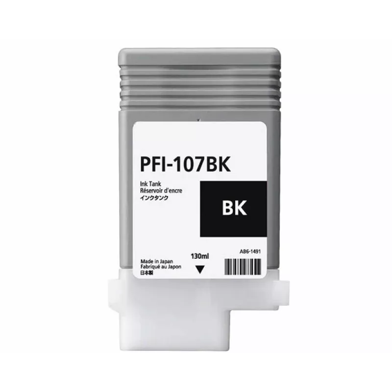 Canon rašalo kasetė PFI-107 juoda (6705B001)