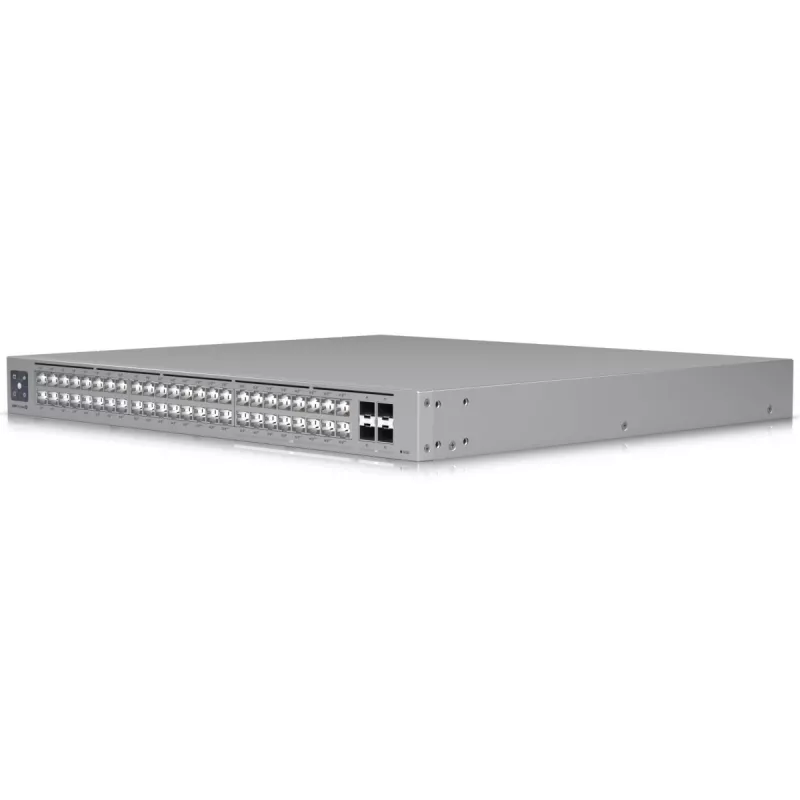 Ubiquiti USW-Pro-Max-48-PoE jungiklis su Etherlighting, 16x RJ45 2.5 Gbps, 32x RJ45 1000 Mbps, 4x SFP+, L3, 720W PoE