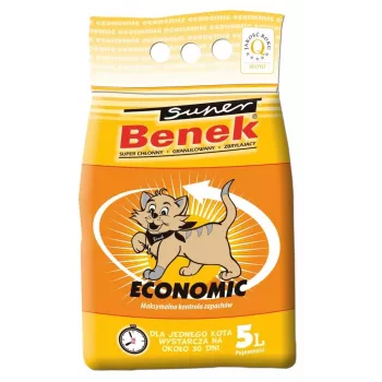 Kačių kraikas CERTECH Super Benek 5 L pilkas bentonitinis, kvepiantis, be dulkių