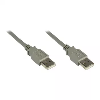 GoodConnections USB 2.0 laidas, kištukas A į kištuką A, pilkas, 0,5 m