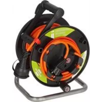 Prailginimo laido ritė Brennenstuhl 1148500 – 23 m, oranžinė, su apsauginiu kontakto kištuku