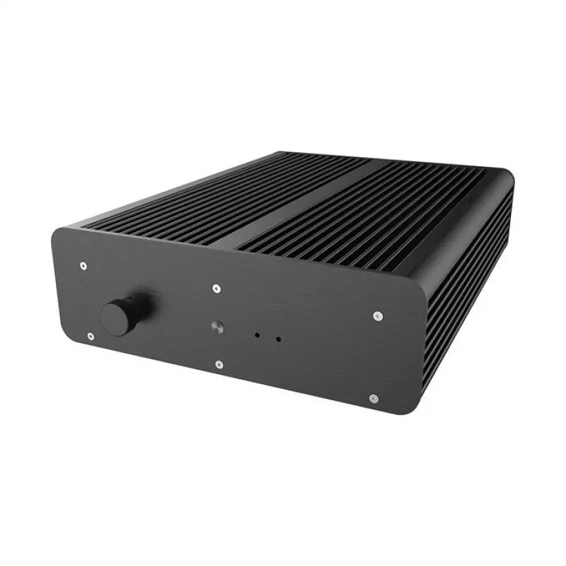 Akasa Pascal TX Plus korpusas Thin-mini-ITX, Intel, IP65 apsauga, be ventiliatoriaus – juodas