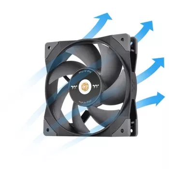 Thermaltake SWAFAN GT12 120mm korpuso ventiliatorius – juodas