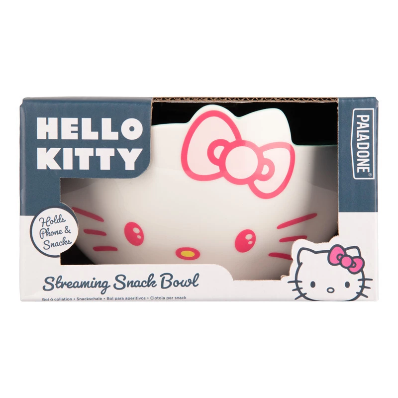 Paladone užkandžių dubuo Hello Kitty srautinio perdavimo dizainas – keraminis, 800 ml talpa